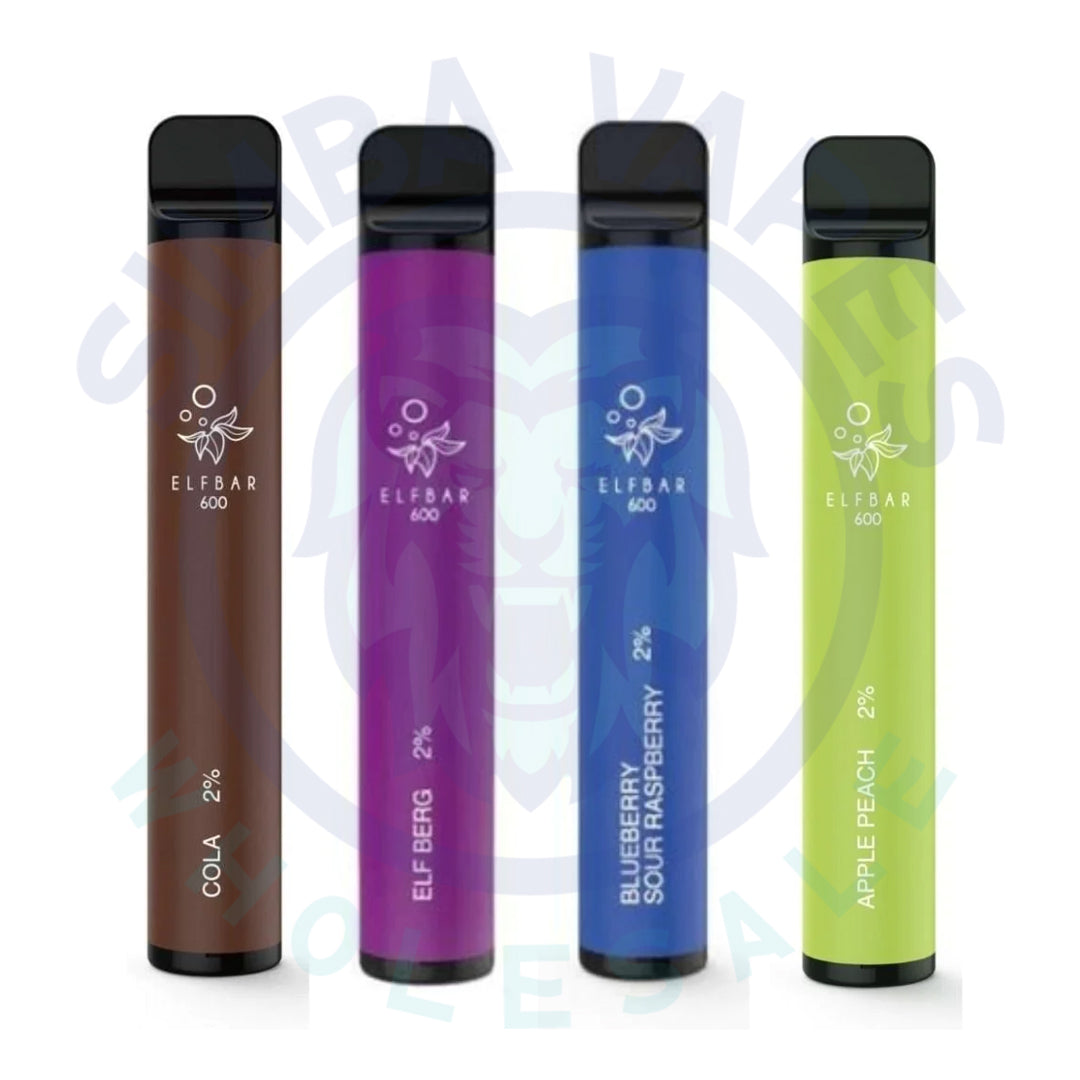 Elf bar 600 Box of 10 Disposable Vape