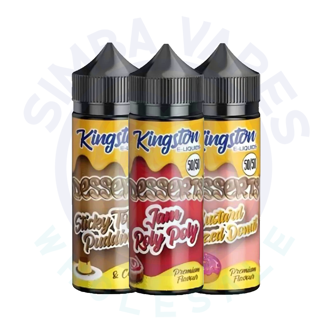 Kingston 50/50 Desserts 100ML Shortfill (Pack Of 10)