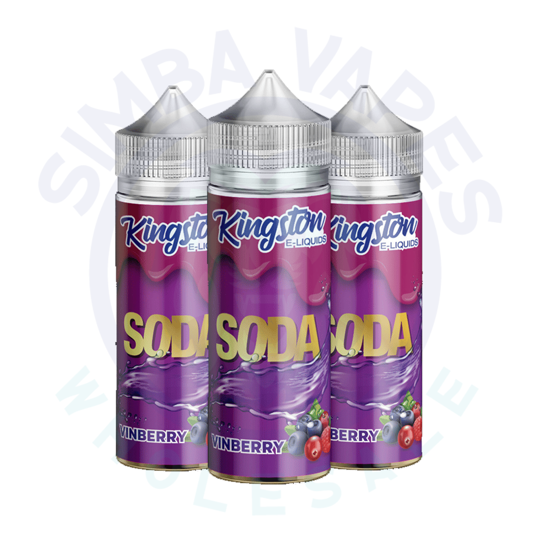 Kingston 50/50 Soda 100ML Shortfill (Pack Of 10)