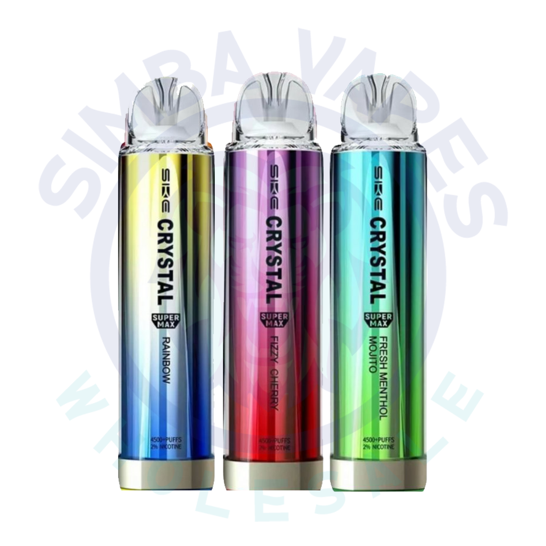 Ske Crystal Super Max 4500 Box of 10 Disposable Vape