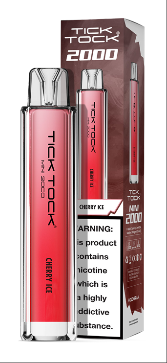 Tick Tock Mini 2000 Puffs Disposable Vape (Box of 10)