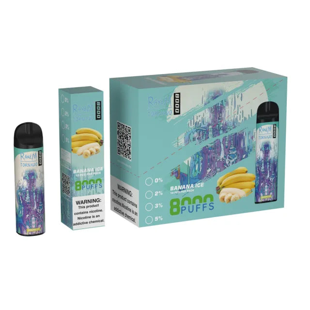 Randm Tornado 8000 Box of 10 Disposable Vape