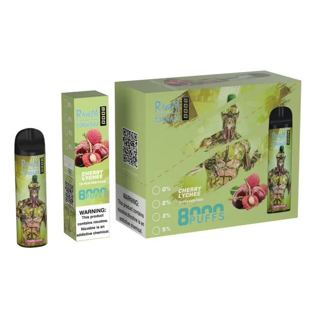 Randm Tornado 8000 Box of 10 Disposable Vape