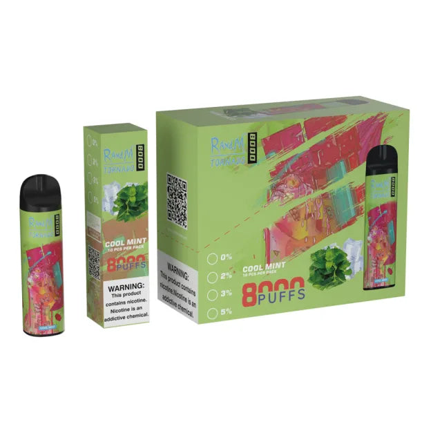 Randm Tornado 8000 Box of 10 Disposable Vape