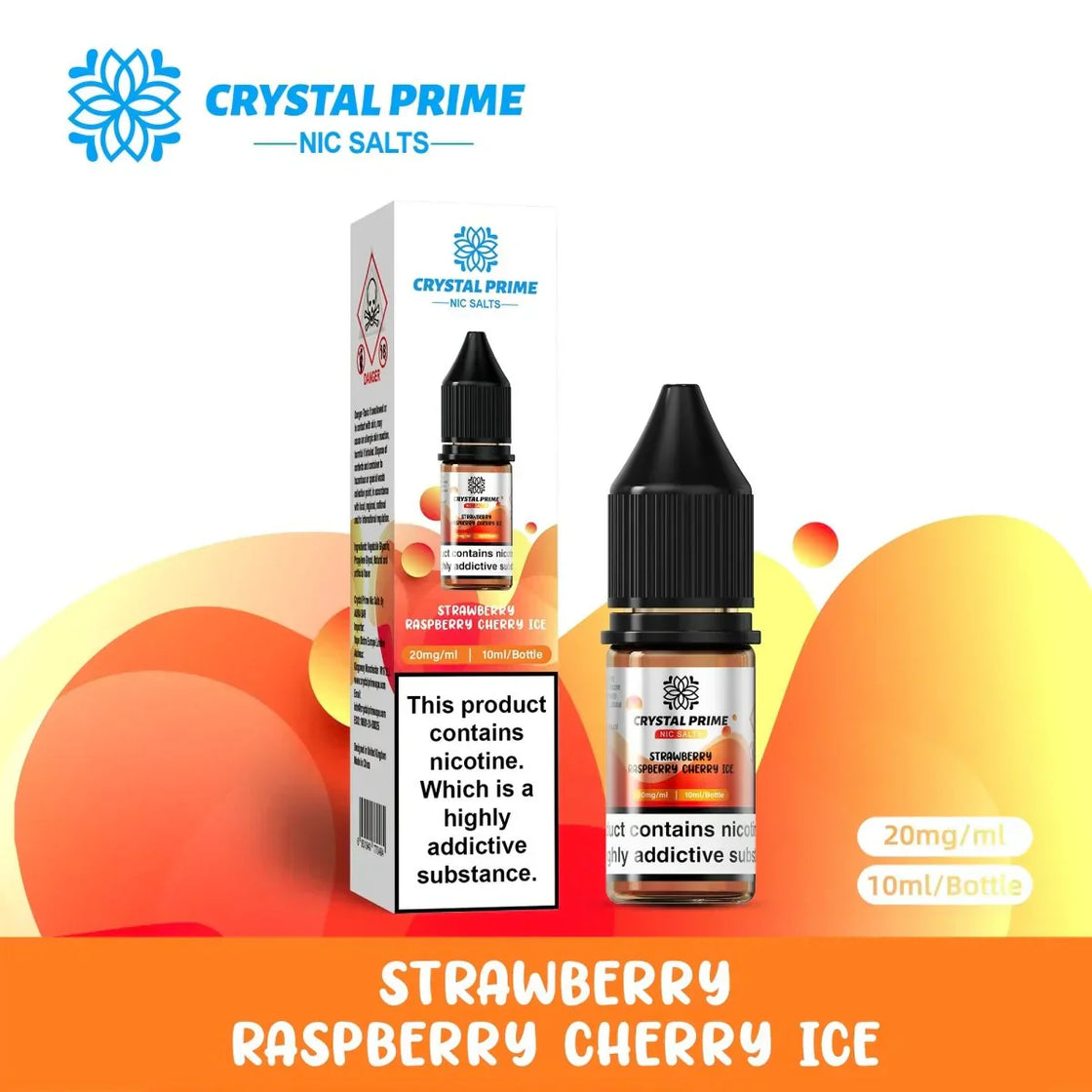 Crystal Prime Nic Salts by Aura Bar Box of 10