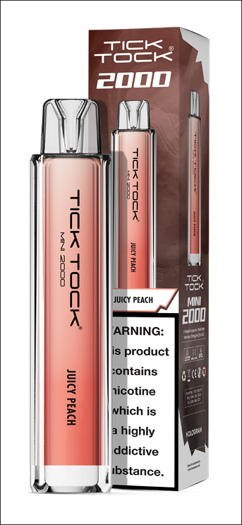 Tick Tock Mini 2000 Puffs Disposable Vape (Box of 10)