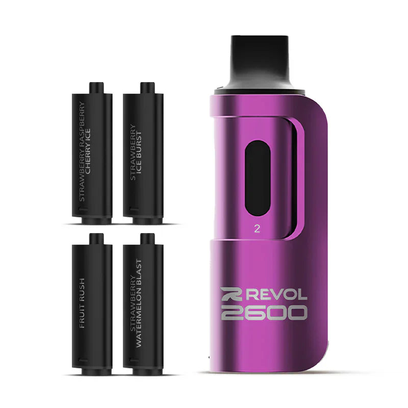 4 in 1 Revol 2600 Box of 5 Disposable Pod