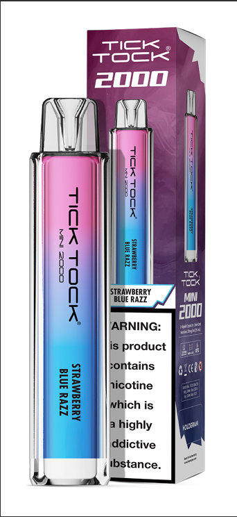 Tick Tock Mini 2000 Puffs Disposable Vape (Box of 10)
