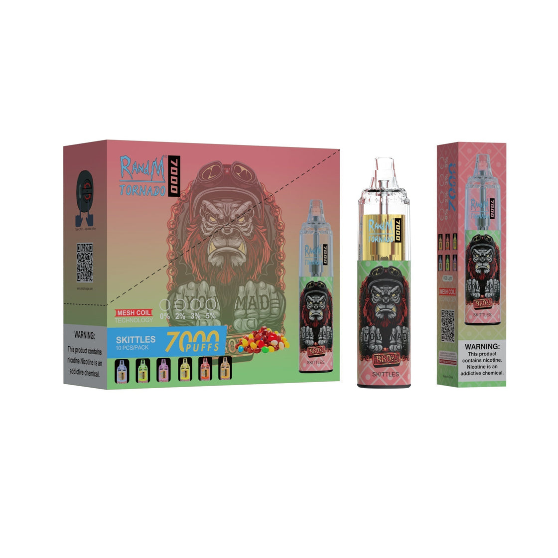 RAndM Tornado 7000 Box of 10 Disposable Vape