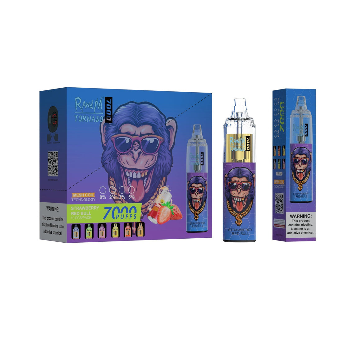 RAndM Tornado 7000 Box of 10 Disposable Vape