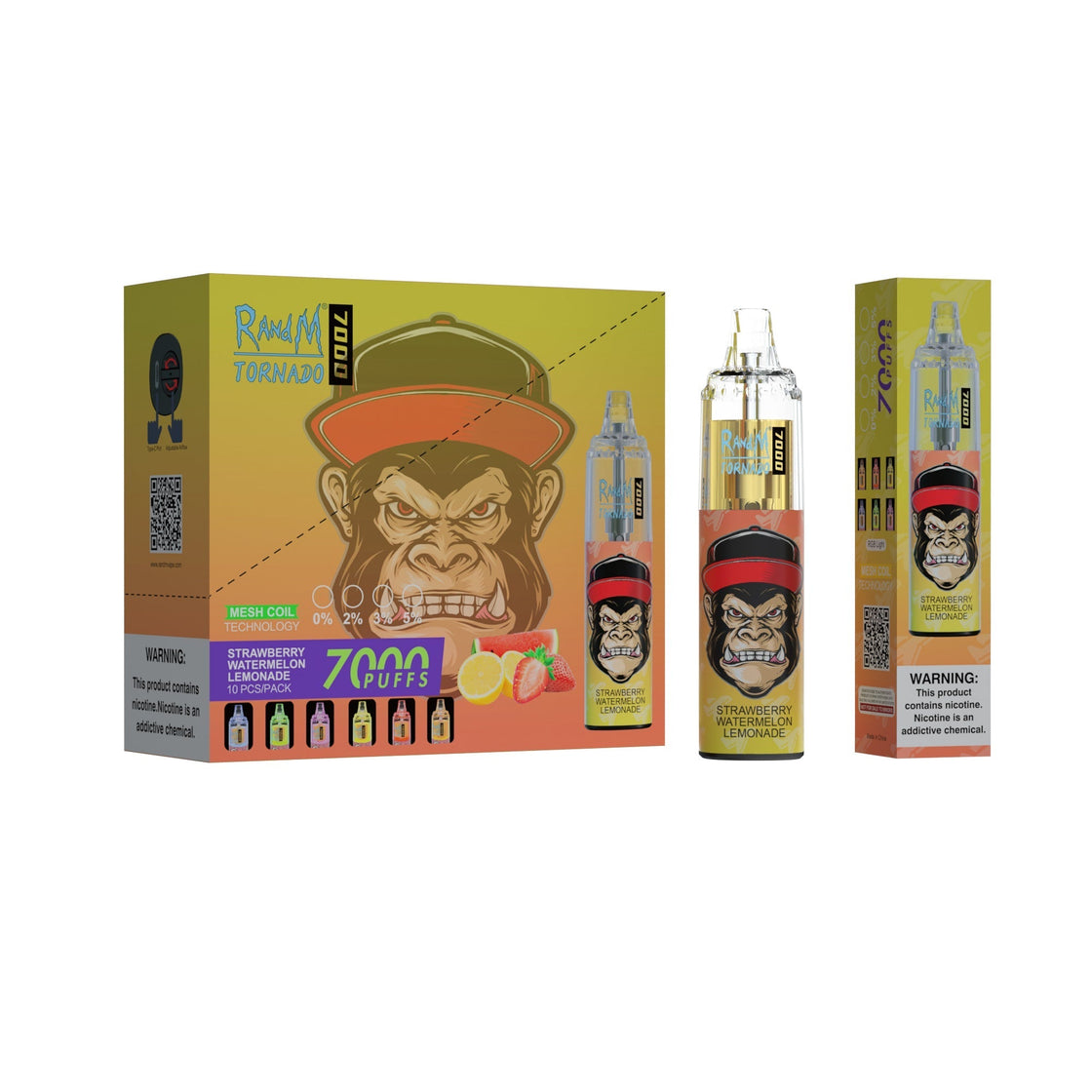 RAndM Tornado 7000 Box of 10 Disposable Vape