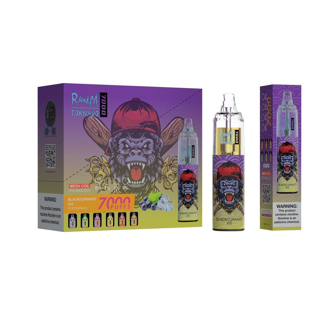 RAndM Tornado 7000 Box of 10 Disposable Vape