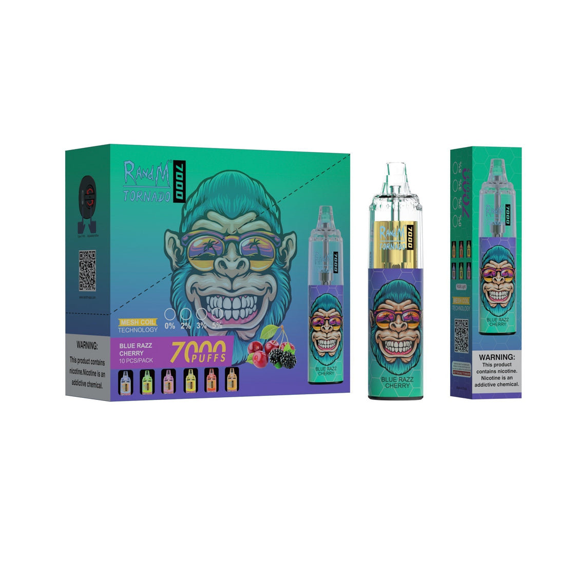 RAndM Tornado 7000 Box of 10 Disposable Vape