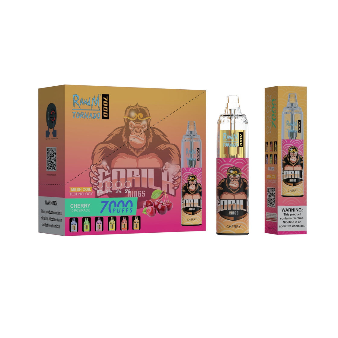 RAndM Tornado 7000 Box of 10 Disposable Vape