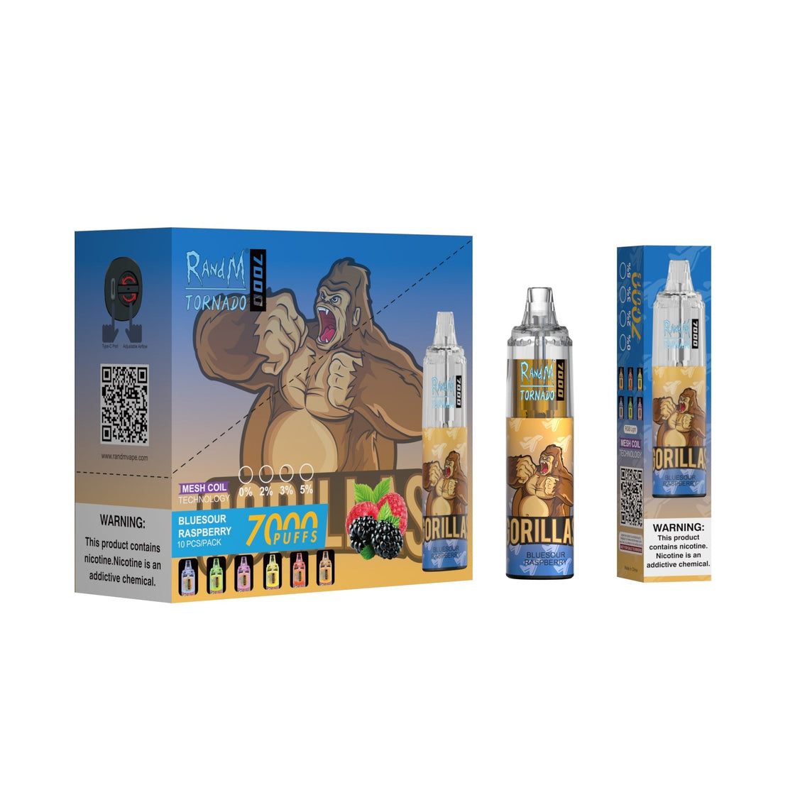RAndM Tornado 7000 Box of 10 Disposable Vape