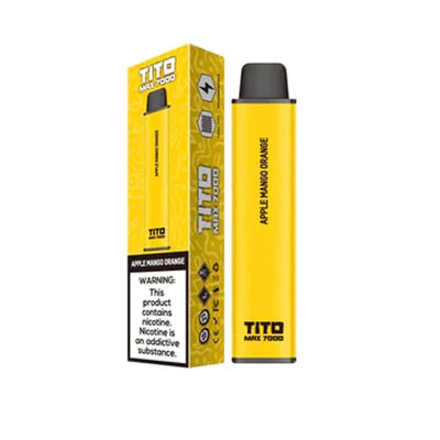 Tito Max 7000 Box of 10 Disposable Vape Pod Device