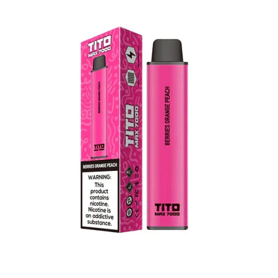 Tito Max 7000 Box of 10 Disposable Vape Pod Device