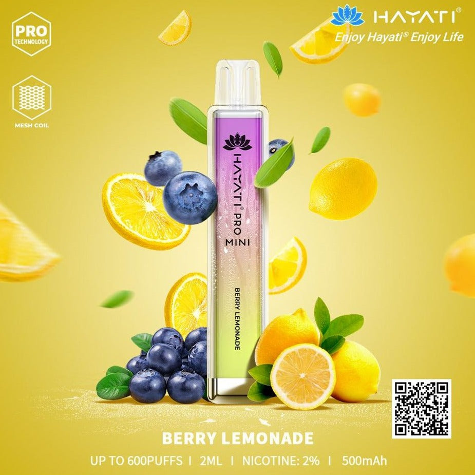 Hayati Pro Mini 600 Puffs (Box of 10)
