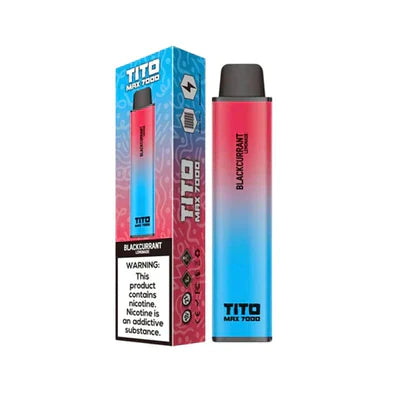 Tito Max 7000 Box of 10 Disposable Vape Pod Device
