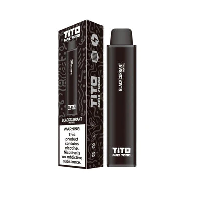 Tito Max 7000 Box of 10 Disposable Vape Pod Device