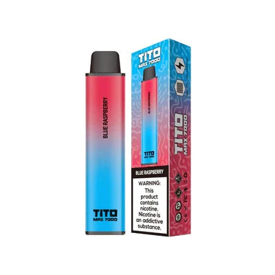 Tito Max 7000 Box of 10 Disposable Vape Pod Device
