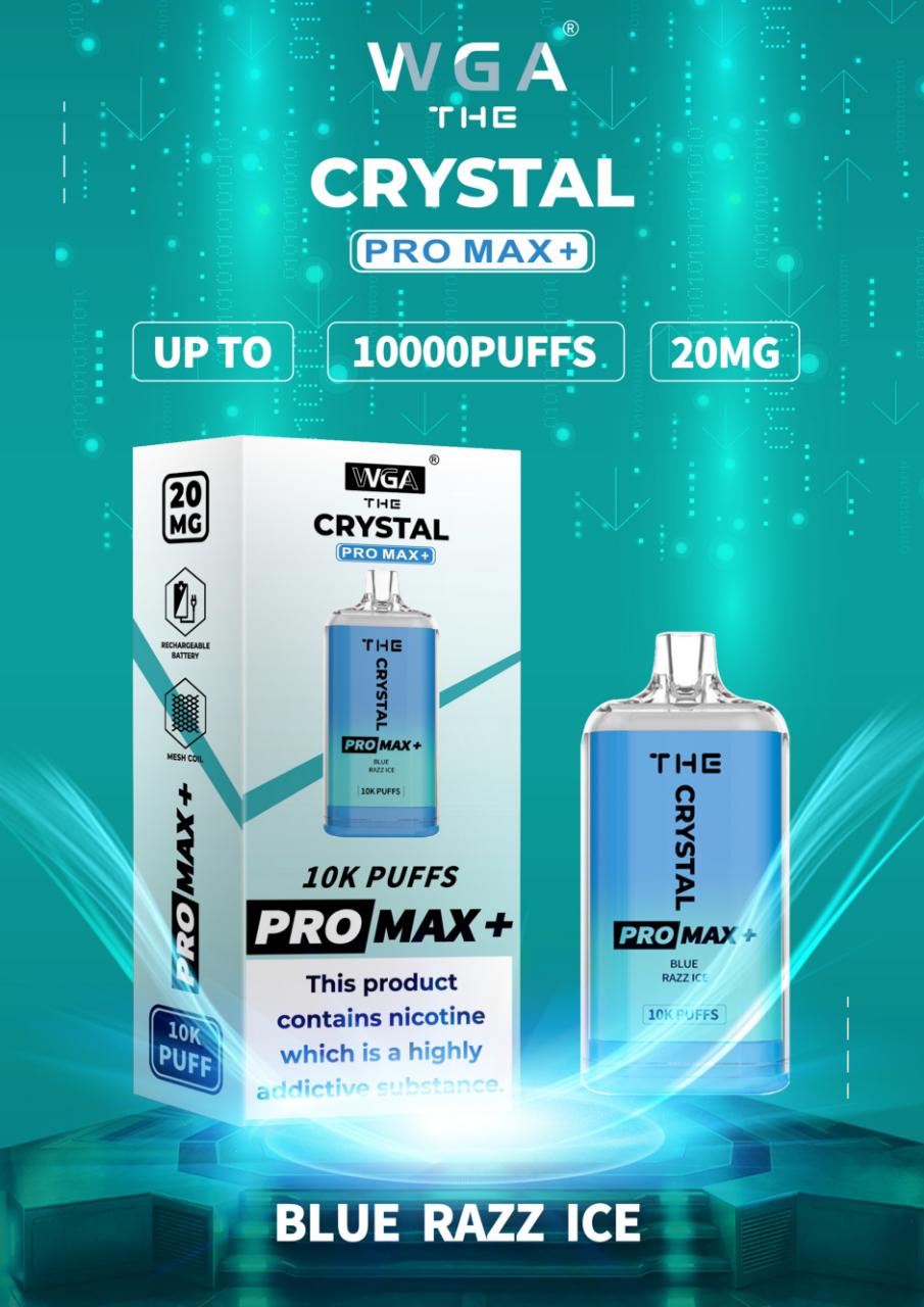The Crystal Pro Max + 10000 Box of 10 Disposable Vape