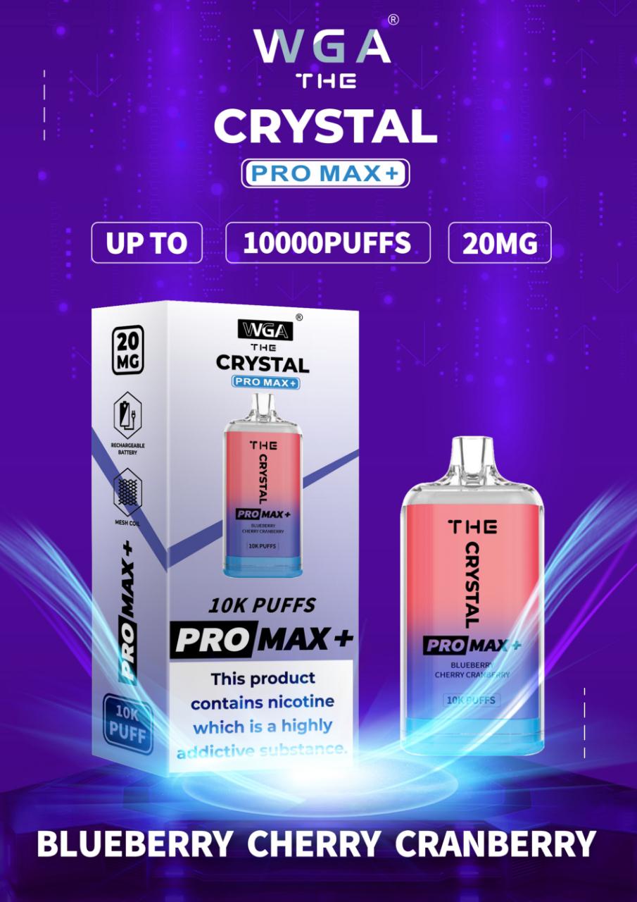 The Crystal Pro Max + 10000 Box of 10 Disposable Vape