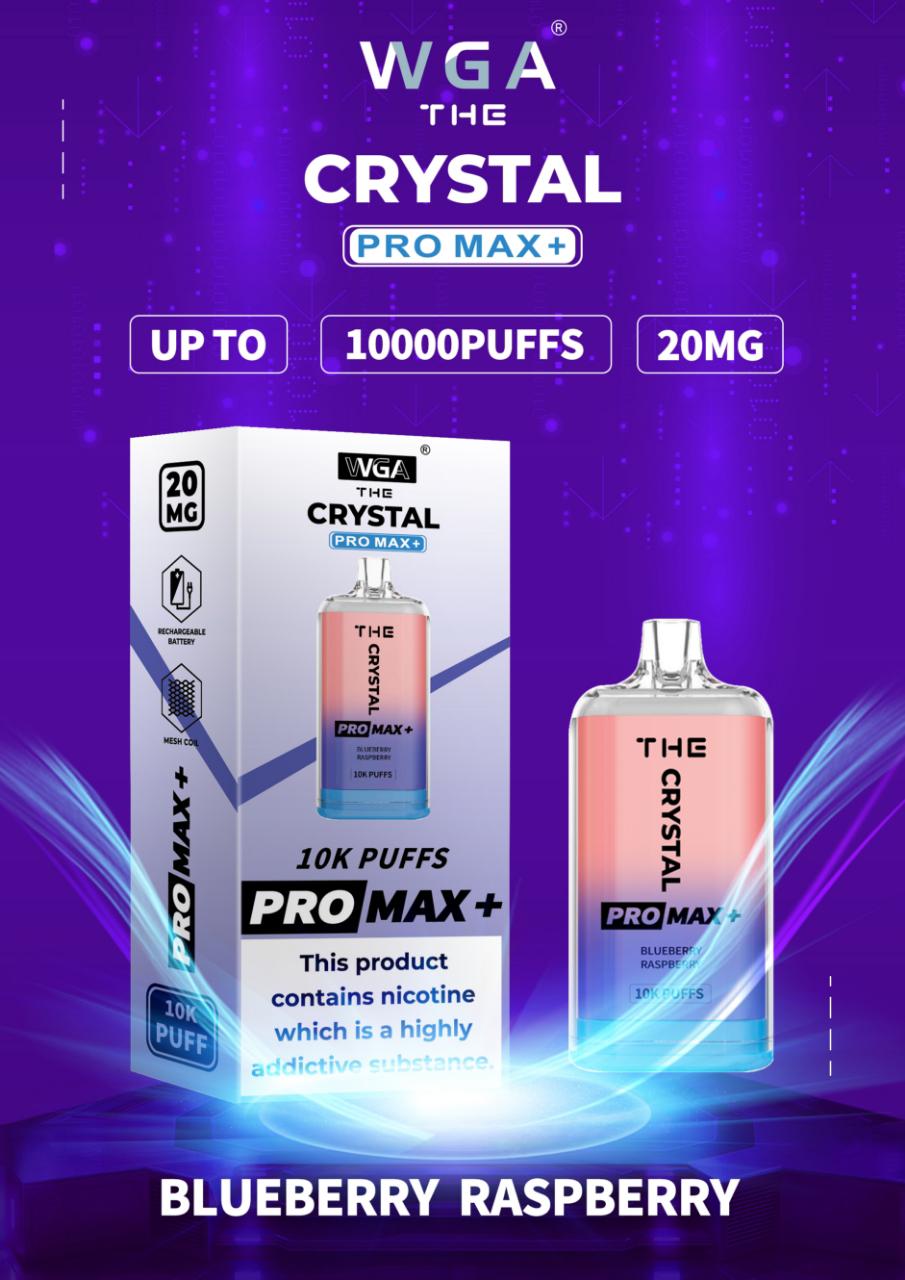 The Crystal Pro Max + 10000 Box of 10 Disposable Vape