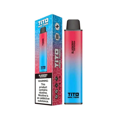 Tito Max 7000 Box of 10 Disposable Vape Pod Device