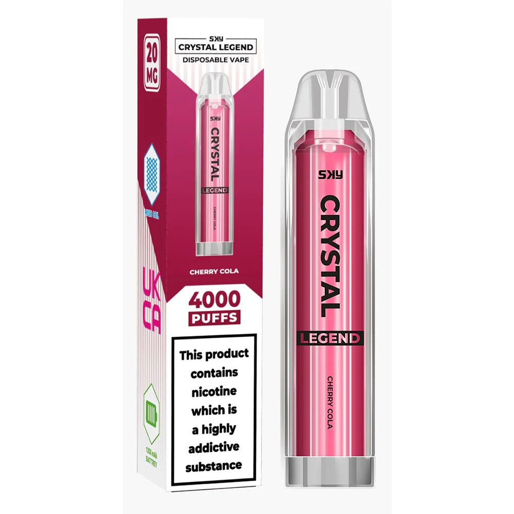 Crystal Legend 4000 Box of 10 Disposable Vape