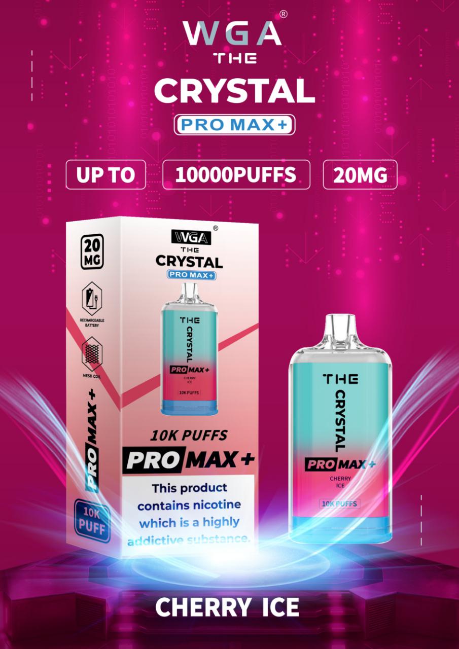 The Crystal Pro Max + 10000 Box of 10 Disposable Vape