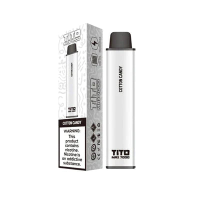 Tito Max 7000 Box of 10 Disposable Vape Pod Device