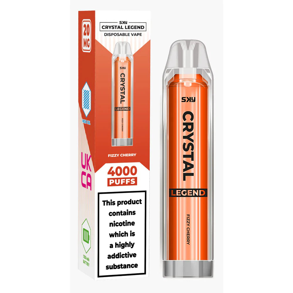 Crystal Legend 4000 Box of 10 Disposable Vape
