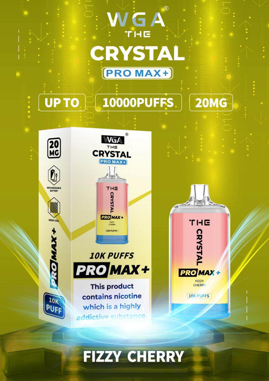 The Crystal Pro Max + 10000 Box of 10 Disposable Vape