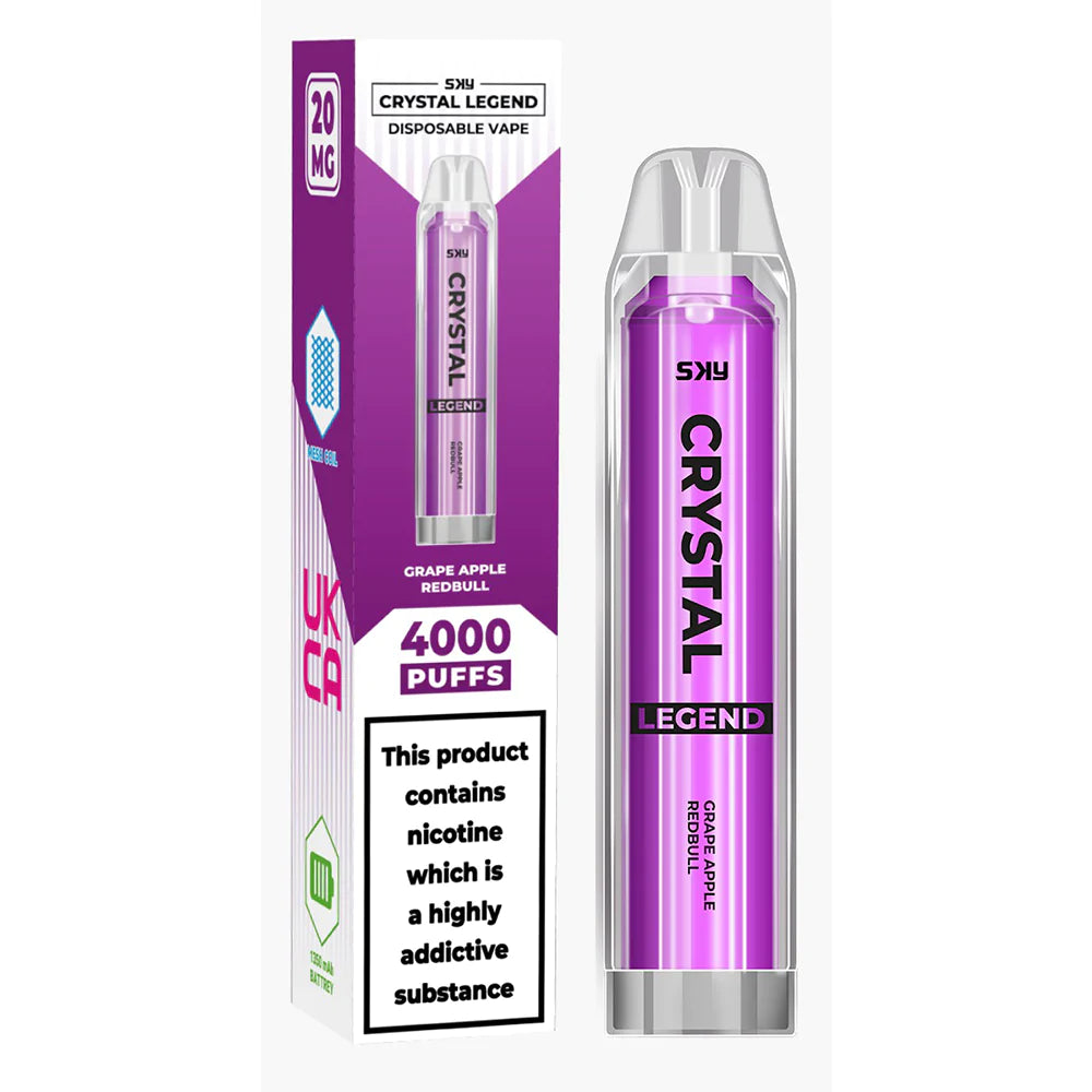 Crystal Legend 4000 Box of 10 Disposable Vape
