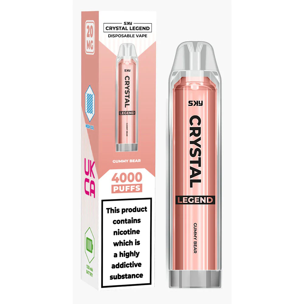 Crystal Legend 4000 Box of 10 Disposable Vape