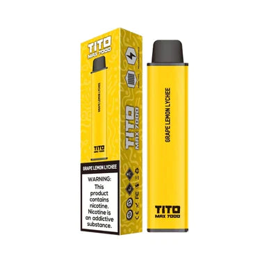 Tito Max 7000 Box of 10 Disposable Vape Pod Device