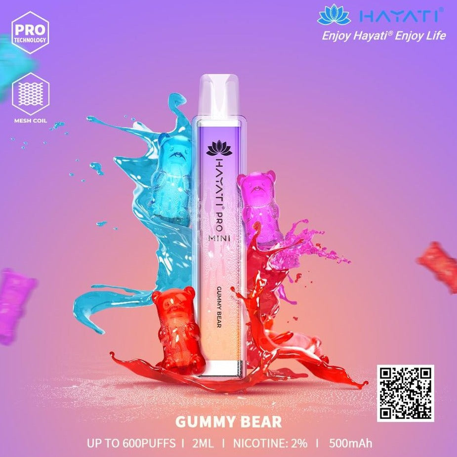 Hayati Pro Mini 600 Puffs (Box of 10)