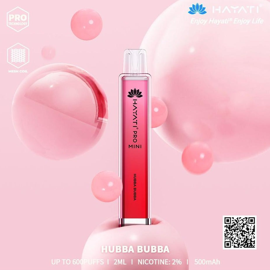 Hayati Pro Mini 600 Puffs (Box of 10)
