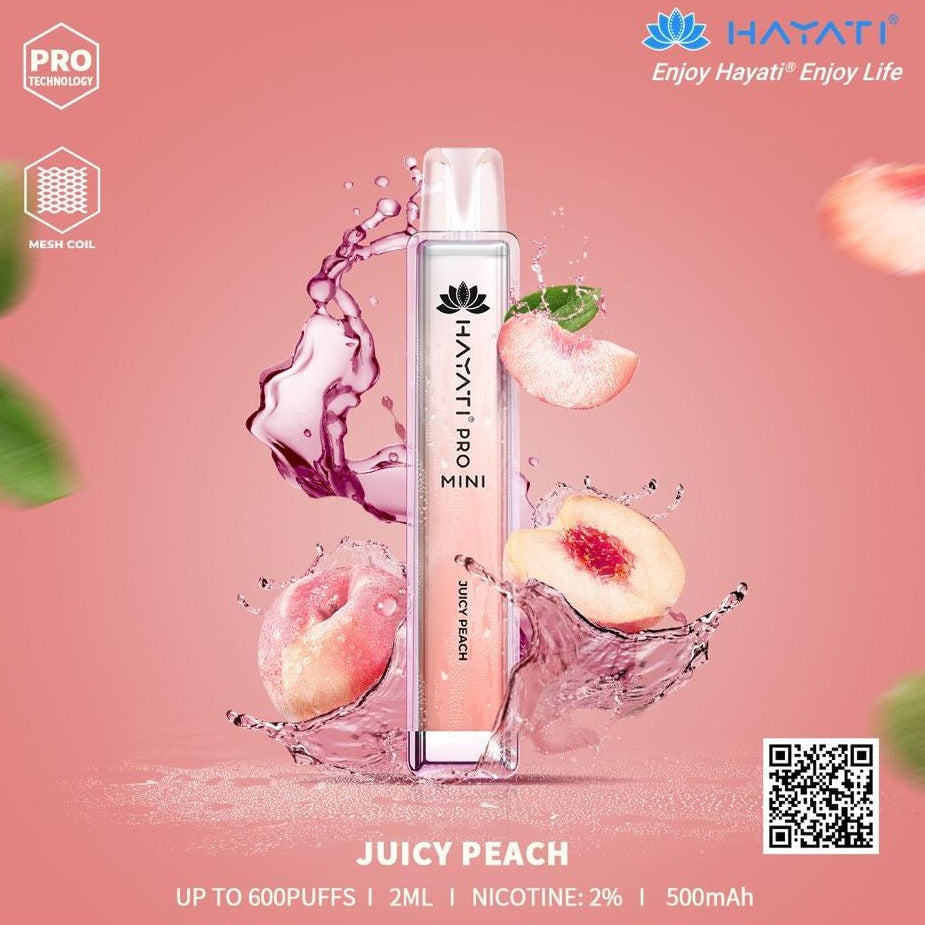 Hayati Pro Mini 600 Puffs (Box of 10)