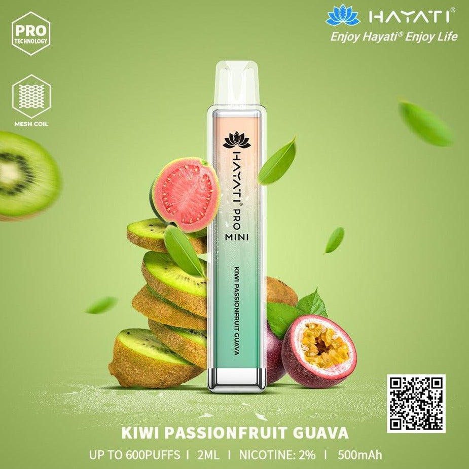 Hayati Pro Mini 600 Puffs (Box of 10)