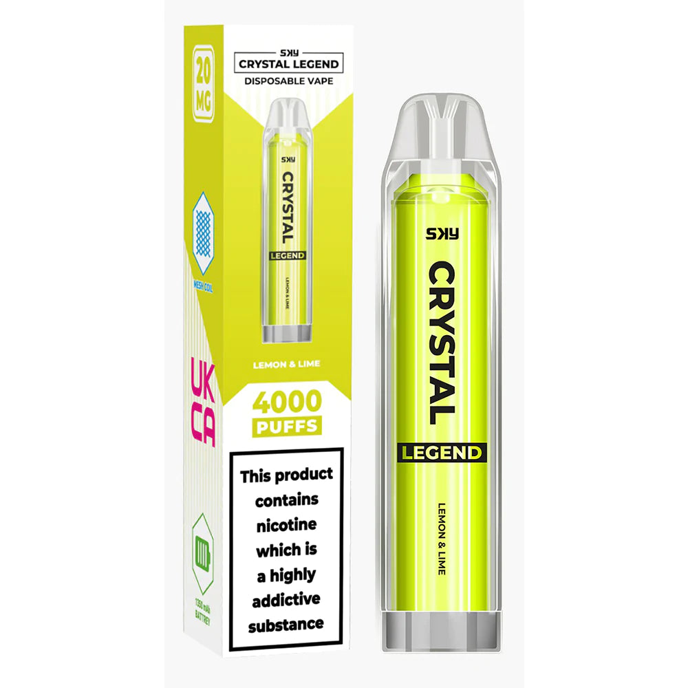 Crystal Legend 4000 Box of 10 Disposable Vape