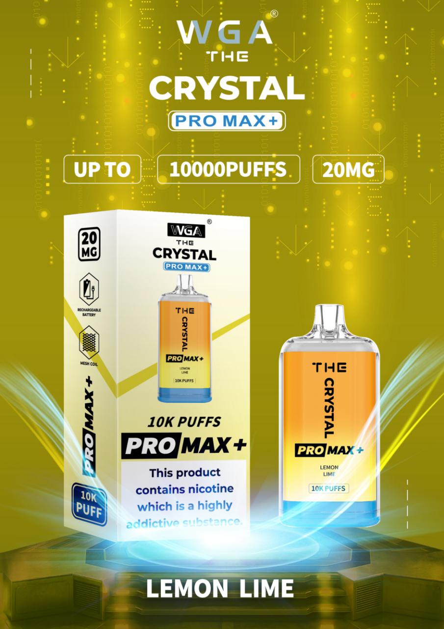 The Crystal Pro Max + 10000 Box of 10 Disposable Vape