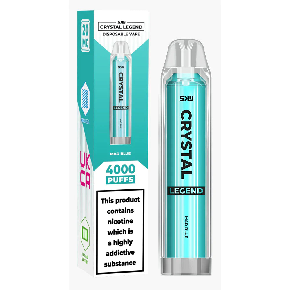 Crystal Legend 4000 Box of 10 Disposable Vape