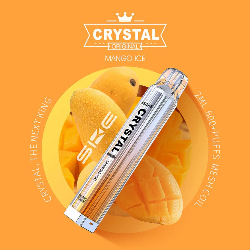 SKE Crystal Bar 600 Box of 10 Disposable Vape
