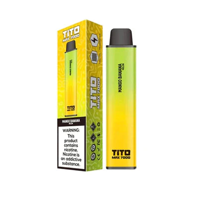 Tito Max 7000 Box of 10 Disposable Vape Pod Device