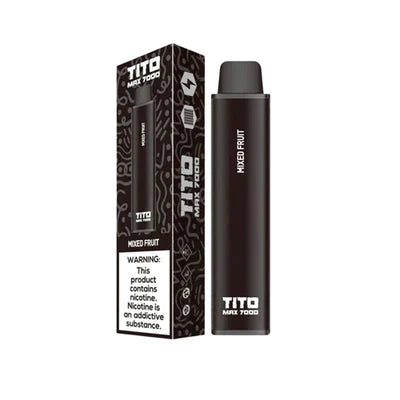 Tito Max 7000 Box of 10 Disposable Vape Pod Device