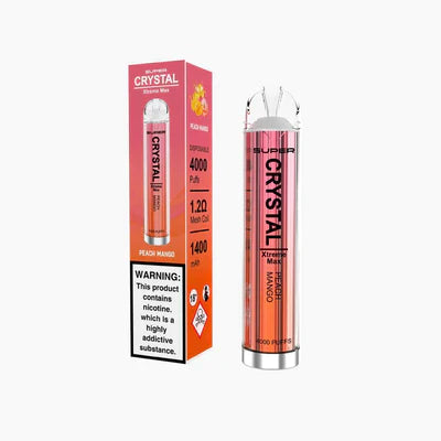 Super Crystal Xtreme Max 4000 Box of 10 Disposable Vape