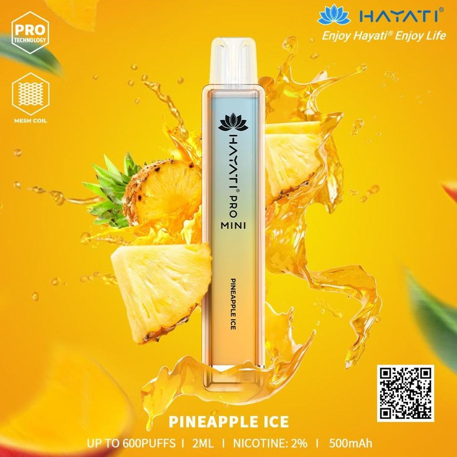 Hayati Pro Mini 600 Puffs (Box of 10)
