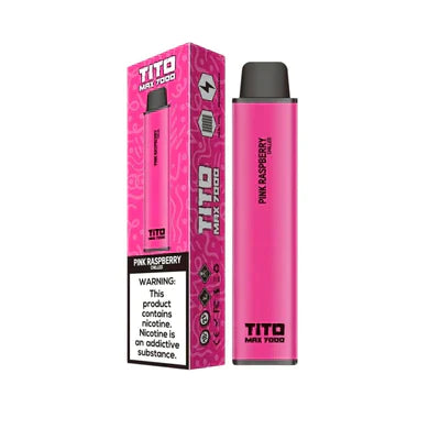 Tito Max 7000 Box of 10 Disposable Vape Pod Device
